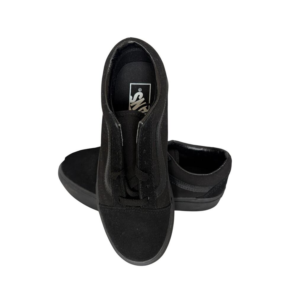 VANS Old Skool Platform Sneakers Triple Black Women's Size 6